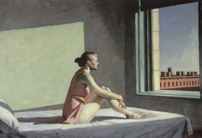Edward Hopper,  Morning Sun Fine Art Reproduction Oil Painting