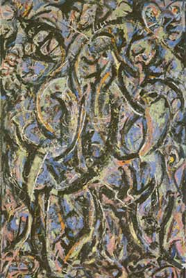 Jackson Pollock,  Gothic Fine Art Reproduction Oil Painting