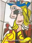 Roy Lichtenstein, Woman with Flowerd Hat Fine Art Reproduction Oil Painting