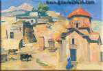 Matiros Saryan, Karmravor Church. Ashtarak Fine Art Reproduction Oil Painting