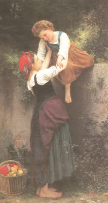 Gemälde Reproduktion von Adolphe-William Bouguereau Kleine Plünderer