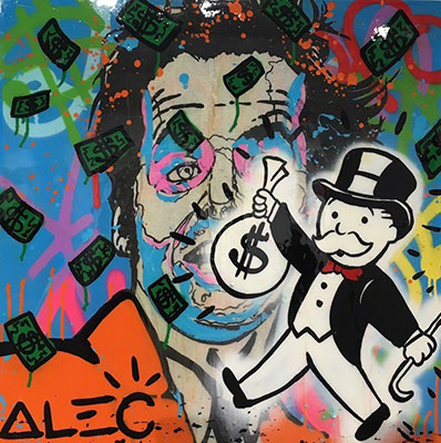 Gemälde Reproduktion von Alec Monopoly 