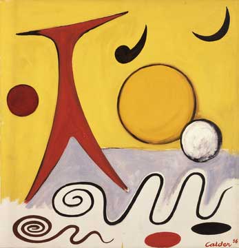 Gemälde Reproduktion von Alexander Calder Ohne Titel