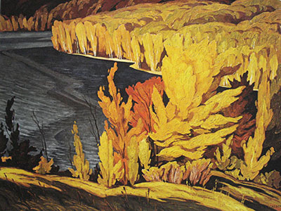 Gemälde Reproduktion von Alfred J. Casson Bay of Batiste