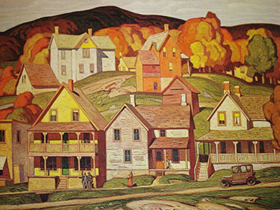 Gemälde Reproduktion von Alfred J. Casson 