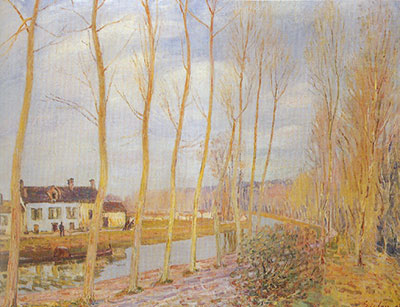 Gemälde Reproduktion von Alfred Sisley Moret-sur-Loing