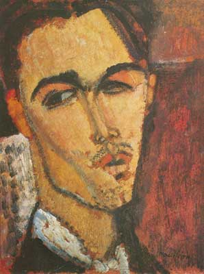 Gemälde Reproduktion von Amedeo Modigliani Celso Lagar