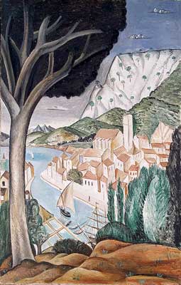 Gemälde Reproduktion von Andre Derain Martigue Hafen in der Provence