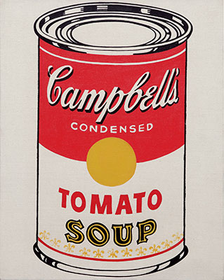 Gemälde Reproduktion von Andy Warhol Campbell 's Cup of Suppe