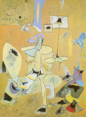 Gemälde Reproduktion von Arshile Gorky Die Verlobung II