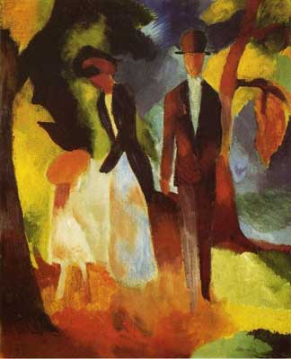 Gemälde Reproduktion von August Macke 