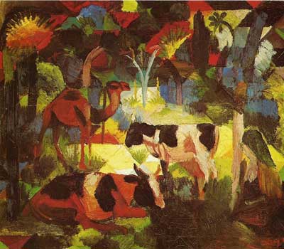 Gemälde Reproduktion von August Macke 