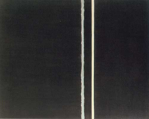 Gemälde Reproduktion von Barnett Newman Das Versprechen