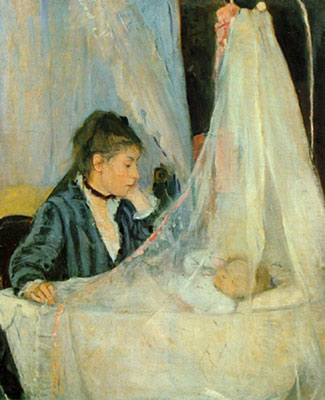 Gemälde Reproduktion von Berthe Morisot Die Wiege