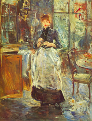 Gemälde Reproduktion von Berthe Morisot Im Esszimmer