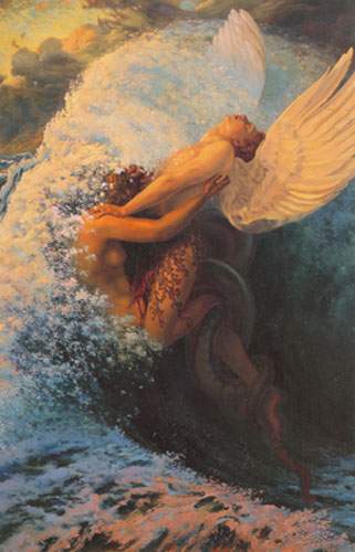 Gemälde Reproduktion von Carlos Schwabe 