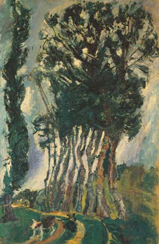 Gemälde Reproduktion von Chaim Soutine Die Champignon-Landschaft