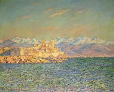 Gemälde Reproduktion von Claude Monet Die alte Festung von Antibes