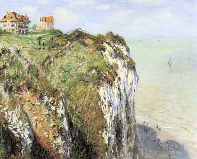 Gemälde Reproduktion von Claude Monet Dieppe Klippe