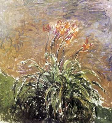 Gemälde Reproduktion von Claude Monet Hemerocallis