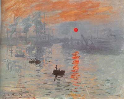 Gemälde Reproduktion von Claude Monet Imposition-Sunrising