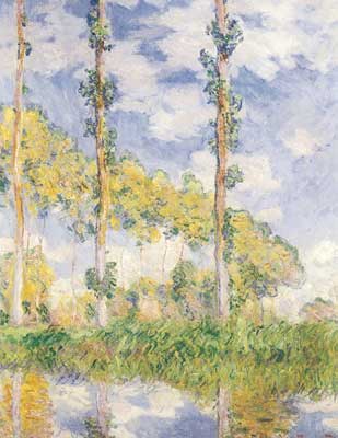 Gemälde Reproduktion von Claude Monet Pappeln (Sommer)