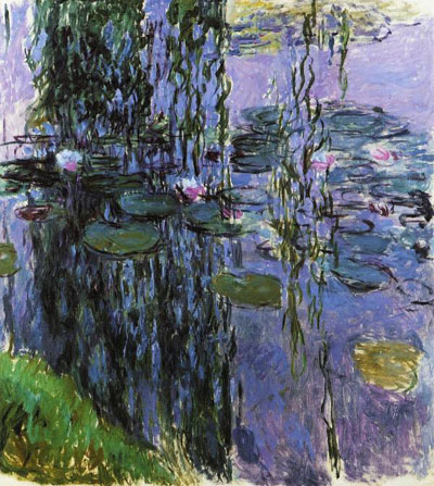 Gemälde Reproduktion von Claude Monet Seerosen 2