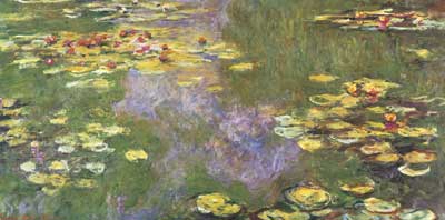 Gemälde Reproduktion von Claude Monet Seerosen Teich in Giverny