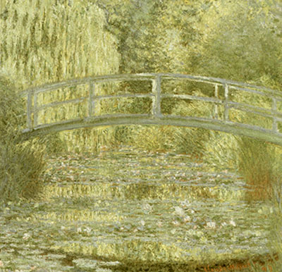 Gemälde Reproduktion von Claude Monet Seerosen Teich, Symphonie in Grün