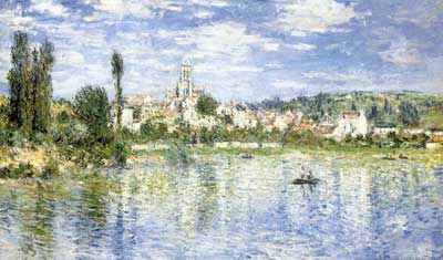 Gemälde Reproduktion von Claude Monet Vetheuil im Sommer