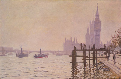 Gemälde Reproduktion von Claude Monet Westminster Bridge