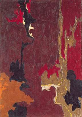 Gemälde Reproduktion von Clyfford Still 1946 Nr. 1