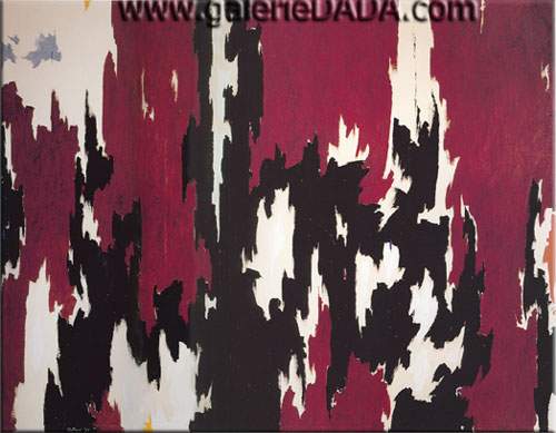 Gemälde Reproduktion von Clyfford Still 1957-J. 1