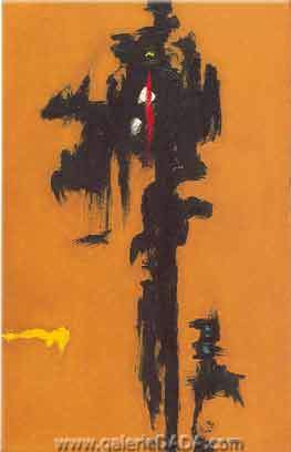 Gemälde Reproduktion von Clyfford Still Fall 1946