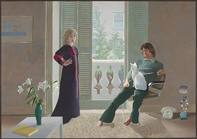 Gemälde Reproduktion von David Hockney Mr. und Frau Clarke und Mr. Persy