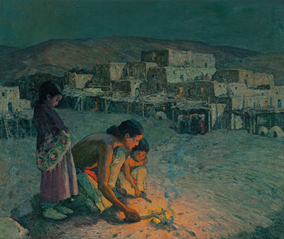 Das Mondlicht der Puebla de Taos