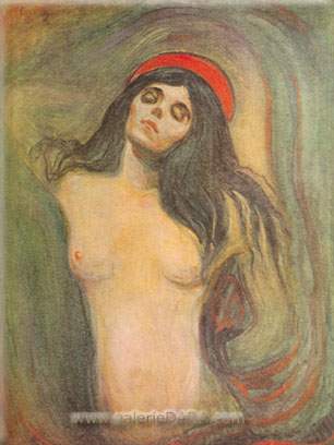 Gemälde Reproduktion von Edvard Munch The Lady of the Lord