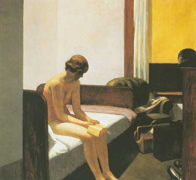 Gemälde Reproduktion von Edward Hopper Hotel Raum