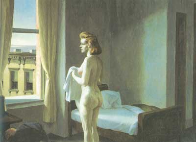 Gemälde Reproduktion von Edward Hopper Morgen in der Stadt