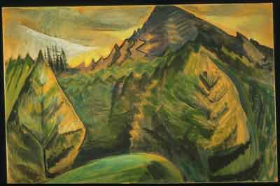 Gemälde Reproduktion von Emily Carr Ohne Titel