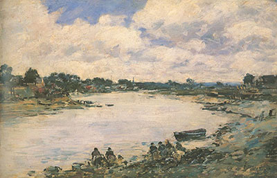 Gemälde Reproduktion von Eugene Boudin 