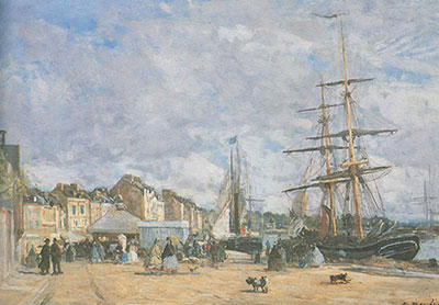 Gemälde Reproduktion von Eugene Boudin 