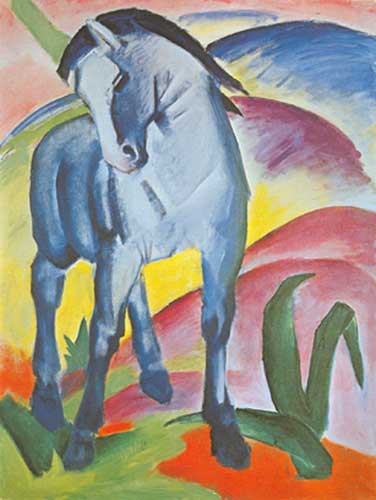 Gemälde Reproduktion von Franz Marc 