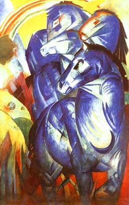 Gemälde Reproduktion von Franz Marc 