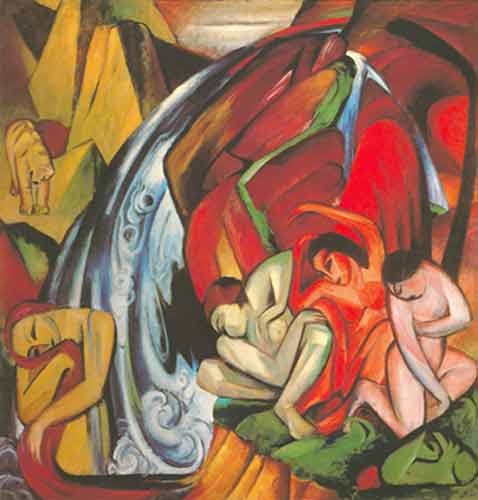 Gemälde Reproduktion von Franz Marc 