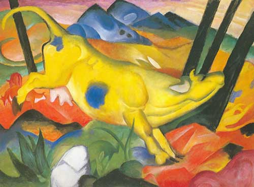 Gemälde Reproduktion von Franz Marc 