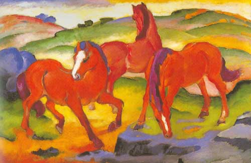 Gemälde Reproduktion von Franz Marc 