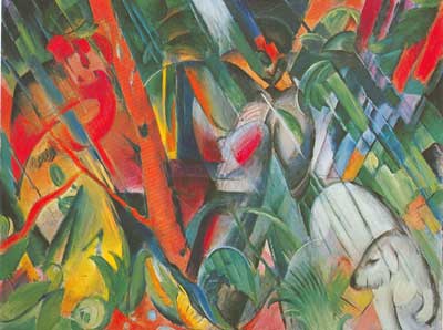 Gemälde Reproduktion von Franz Marc 