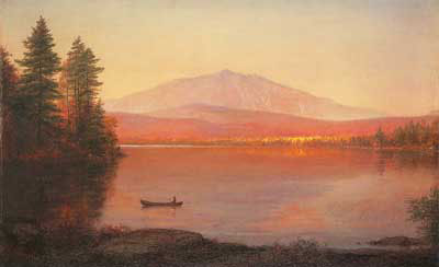 Gemälde Reproduktion von Frederic Edwin Church Mount Katahtin vom Millinocket-Camp aus