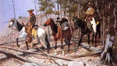 Gemälde Reproduktion von Frederic Remington 